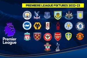 English Premier League fixtures 2022