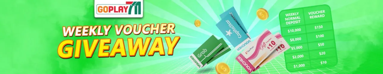 Weekly Voucher Giveaway Goplay Banner